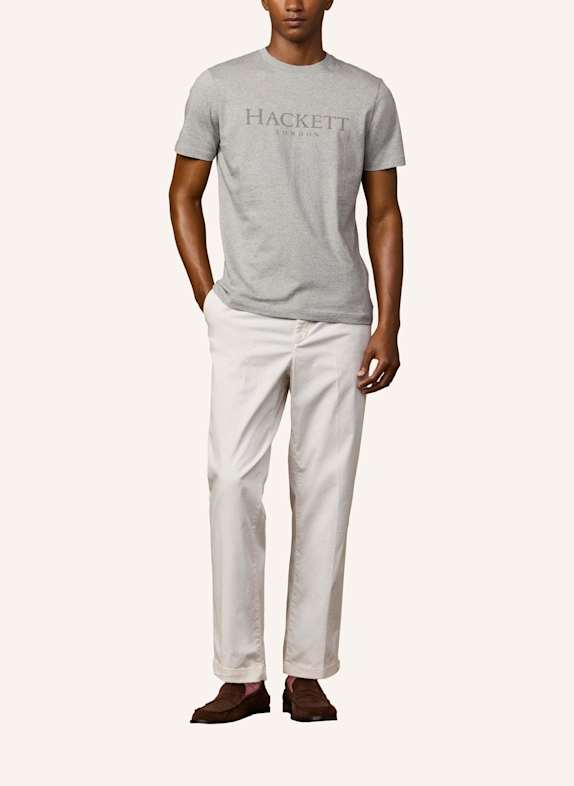 HACKETT LONDON T-Shirt HERITAGE ESS TEE HELLGRAU