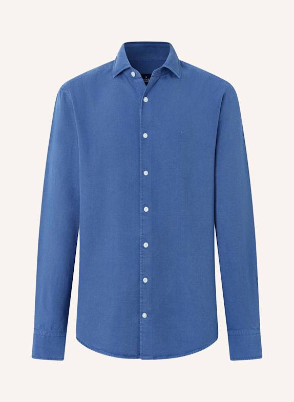 HACKETT LONDON Freizeithemd GMD TEXTURE BLAU