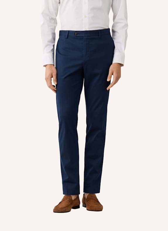 HACKETT LONDON Chino RIBBED COTTON CHINO BLAU