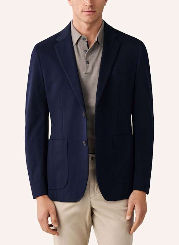 HACKETT LONDON Sakko TTVL JERSEY PIQUE BLAU