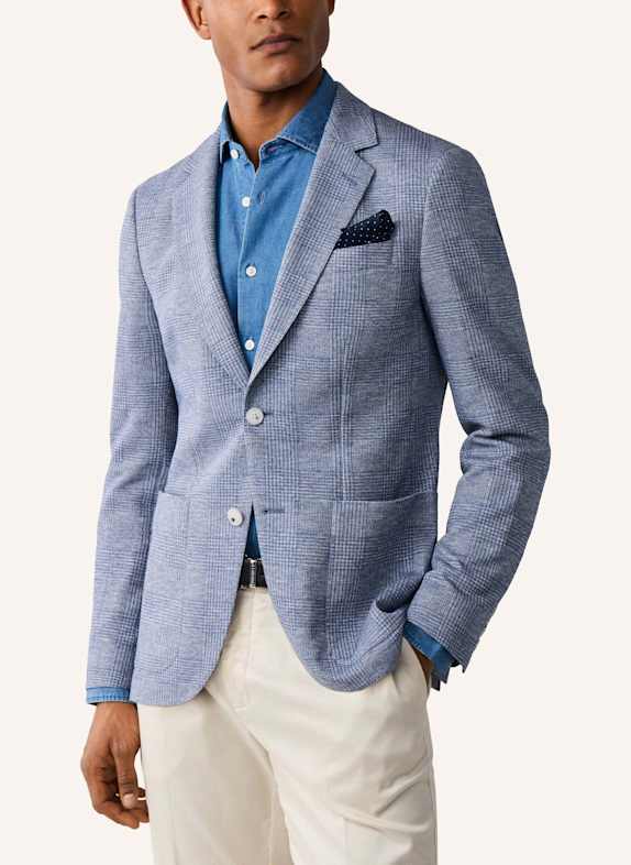 HACKETT LONDON Sakko JERSEY KNIT GCHK JKT BLAU