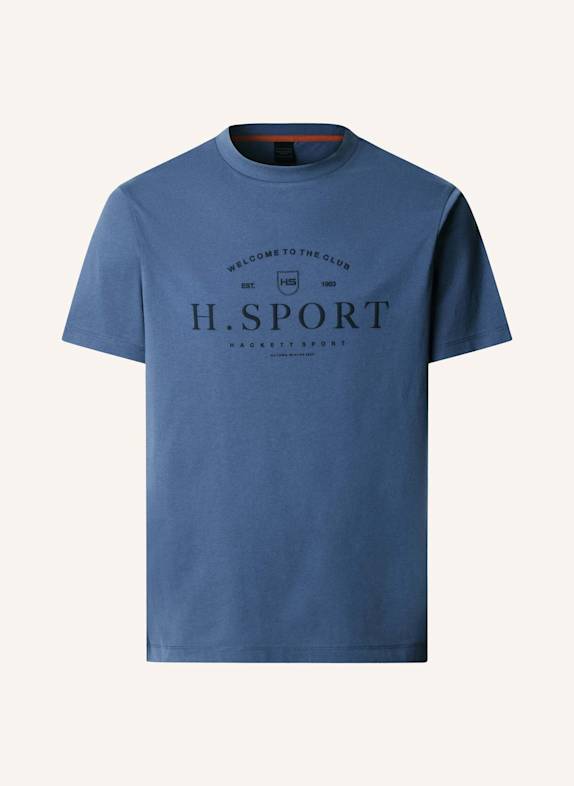 HACKETT LONDON T-Shirt HS SCRIPT TEE BLAU
