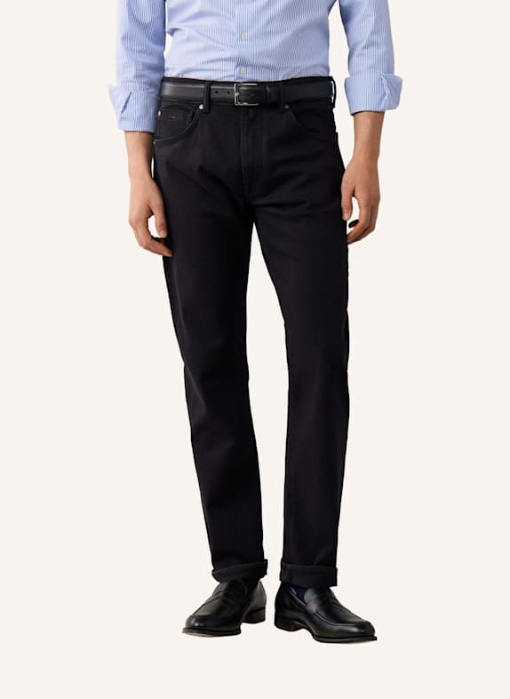 HACKETT LONDON Jeans Overall BLACK DENIM SCHWARZ