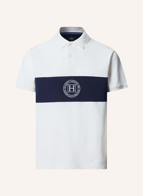 HACKETT LONDON Poloshirt HERITAGE H PANEL CREME