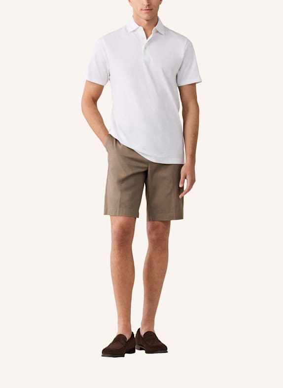 HACKETT LONDON Poloshirt GMD PIQUE SS WEISS