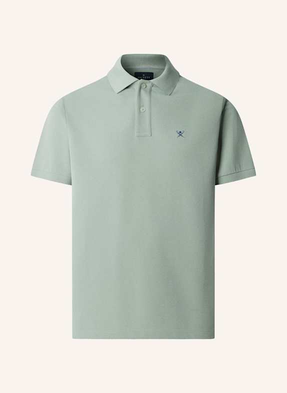 HACKETT LONDON Poloshirt SLIM FIT LOGO GRÜN