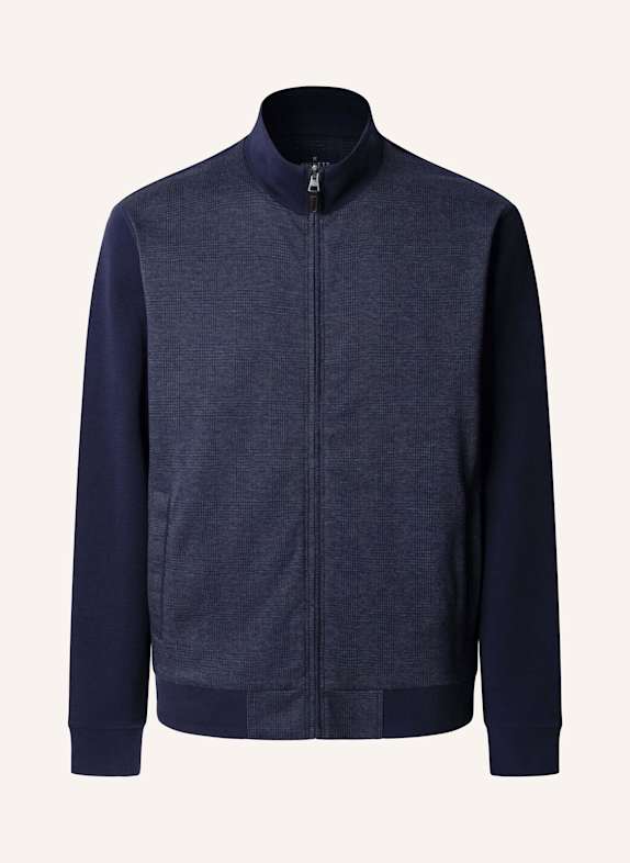 HACKETT LONDON Sweatshirt POW HYBRID FZ BLAU