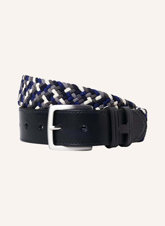 HACKETT LONDON Gürtel MULTI PARA PLAIT BLT DUNKELBLAU