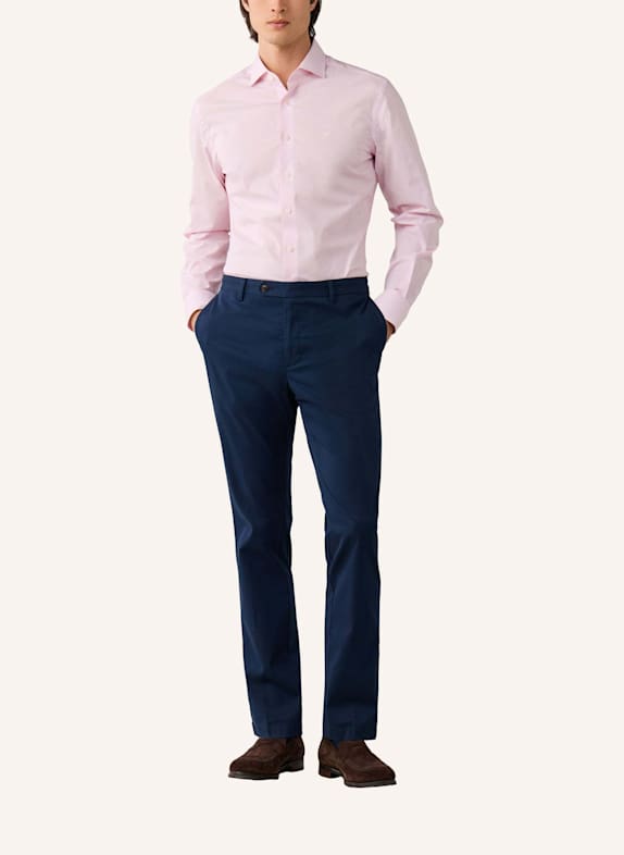 HACKETT LONDON Freizeithemd BI STRETCH BENGAL ROSA
