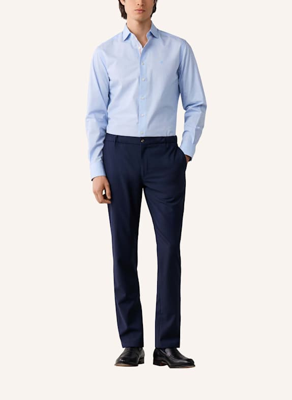 HACKETT LONDON Freizeithemd HAIRLINE ENG STRIPE HELLBLAU