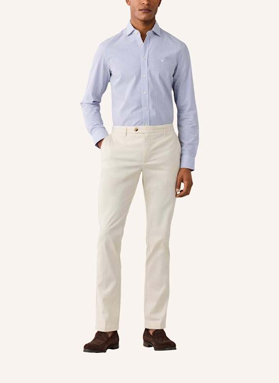 HACKETT LONDON Freizeithemd SEERSUCKER BENGAL STR BLAU