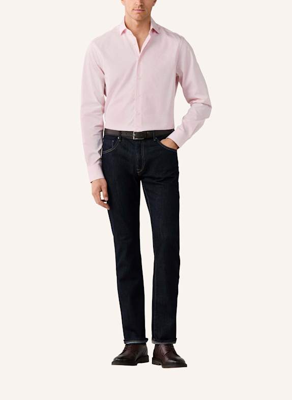 HACKETT LONDON Freizeithemd CITY FINE STRIPE ROSA