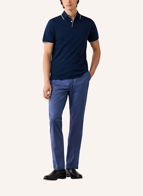HACKETT LONDON Poloshirt MERC PIQUE TIP POLO BLAU