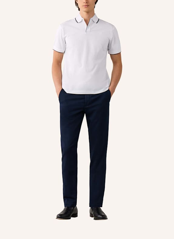 HACKETT LONDON Poloshirt MERC PIQUE TIP POLO WEISS