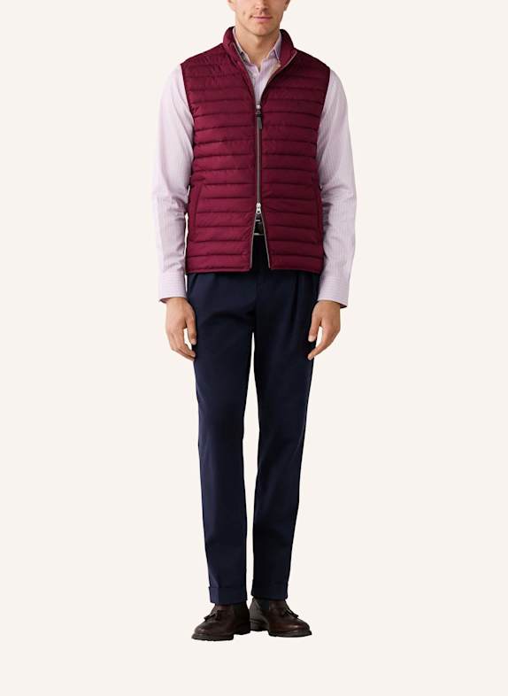 HACKETT LONDON Gilet ULTRA LW GILET ROT