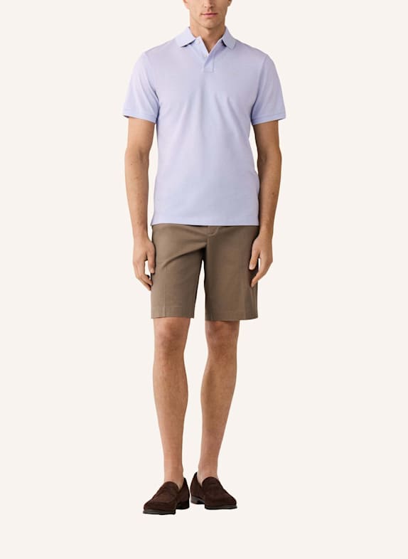 HACKETT LONDON Poloshirt SLIM FIT LOGO LILA