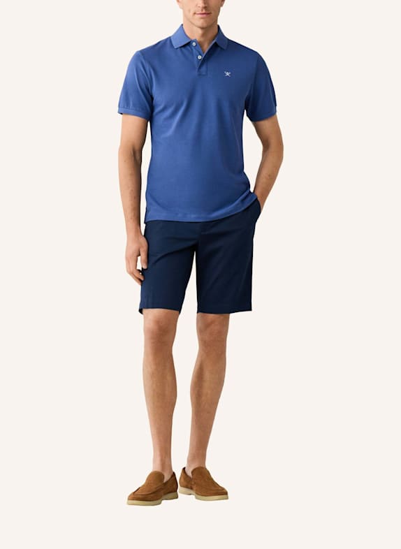 HACKETT LONDON Poloshirt SLIM FIT LOGO BLAU