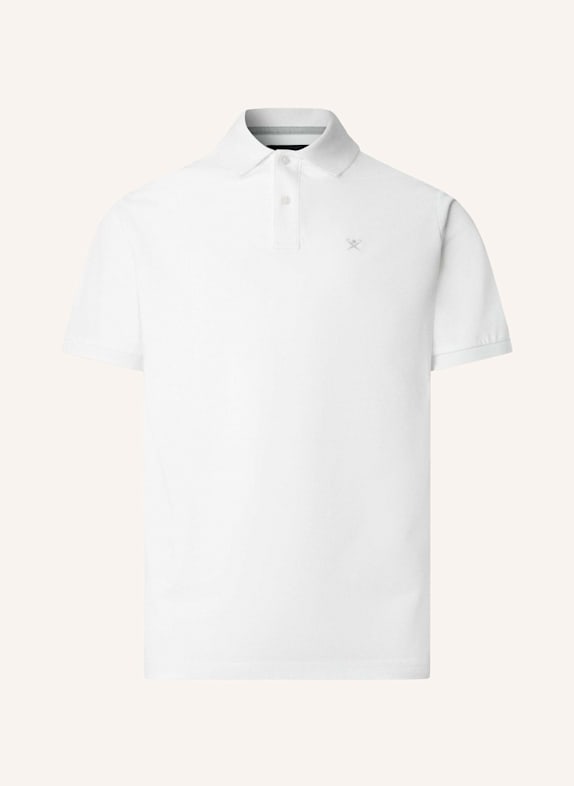 HACKETT LONDON Poloshirt SLIM FIT LOGO WEISS