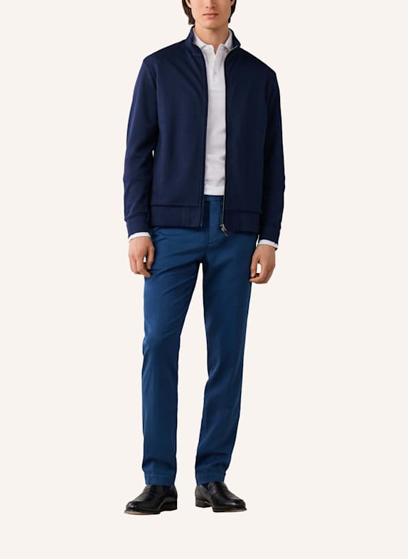 HACKETT LONDON Sweatshirt TTVL FULL ZIP BLAU