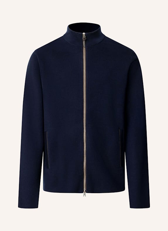 HACKETT LONDON Pullover MILANO FZIP BLAU
