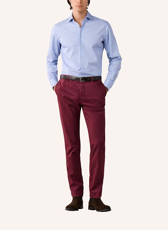 HACKETT LONDON Freizeithemd TWILL PARALLEL STR HELLBLAU