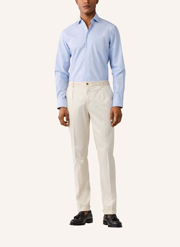 HACKETT LONDON Freizeithemd ESS TEXTURE HELLBLAU