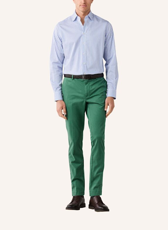 HACKETT LONDON Freizeithemd DUALTONE STR BLAZER BLAU