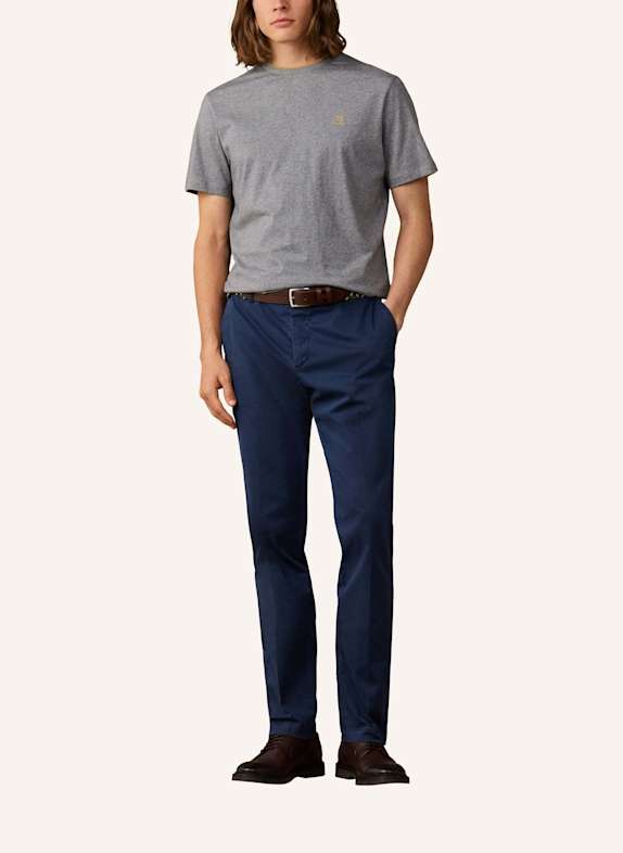 HACKETT LONDON T-Shirt HERITAGE H SMALL LOGO HELLGRAU