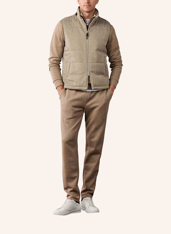HACKETT LONDON Gilet TTVL JERSEY GILET BEIGE