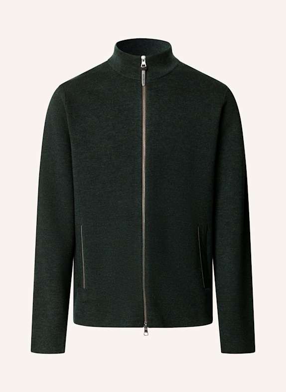 HACKETT LONDON Pullover MILANO FZIP GRÜN