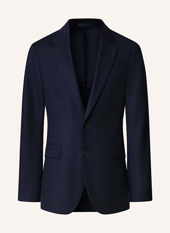 HACKETT LONDON Sakko 130S HOPSACK BLAZER DUNKELBLAU
