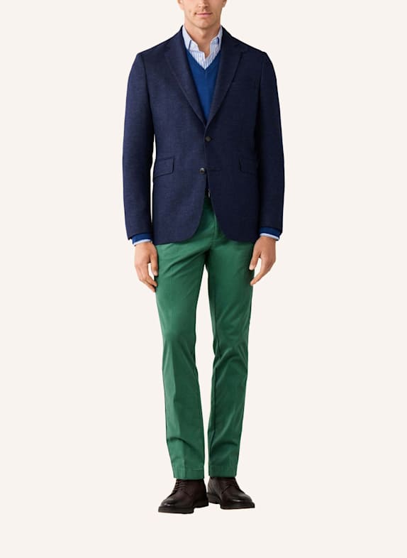 HACKETT LONDON Sakko WOOL HBONE JKT BLAU