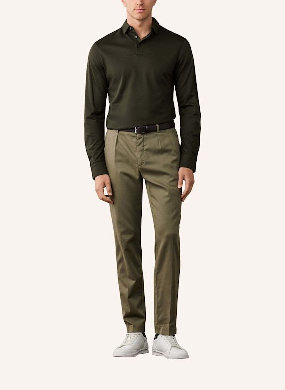 HACKETT LONDON Poloshirt TTVL PIQUE POLO LS GRÜN