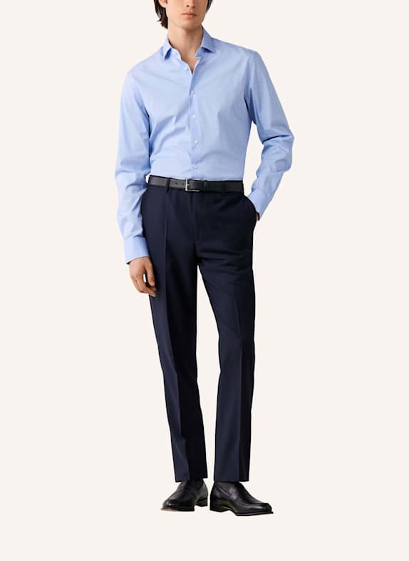 HACKETT LONDON Freizeithemd CITY SOLID EOE HELLBLAU