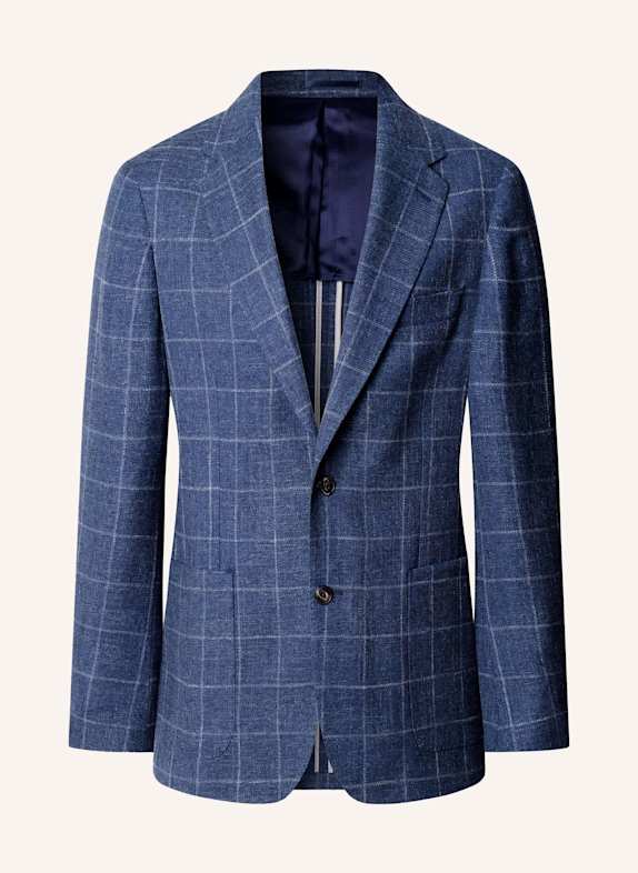 HACKETT LONDON Sakko COTT WOOL MEL WPANE BLAU