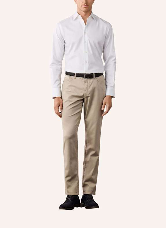 HACKETT LONDON Freizeithemd TTVL EASYCARE SOLID WEISS