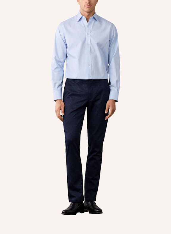 HACKETT LONDON Freizeithemd TTVL EASYCARE GRAPH HELLBLAU