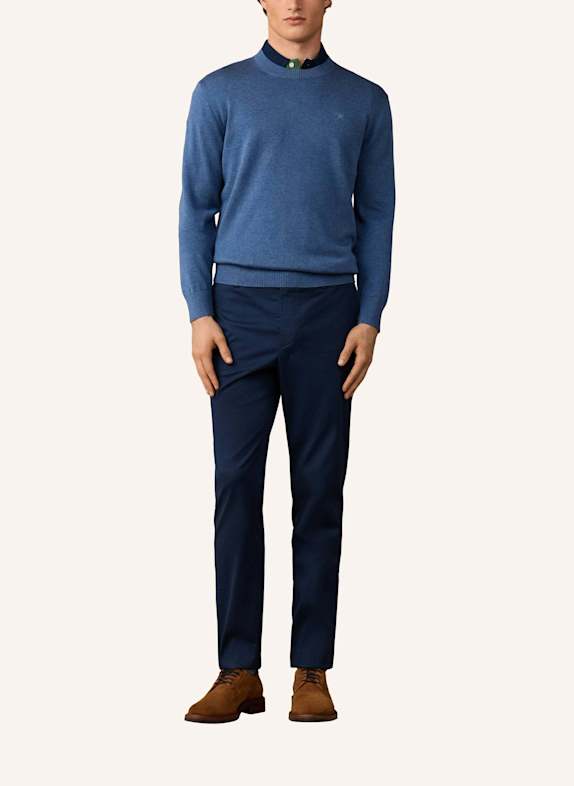 HACKETT LONDON Pullover ESS COTTON CREW BLAU