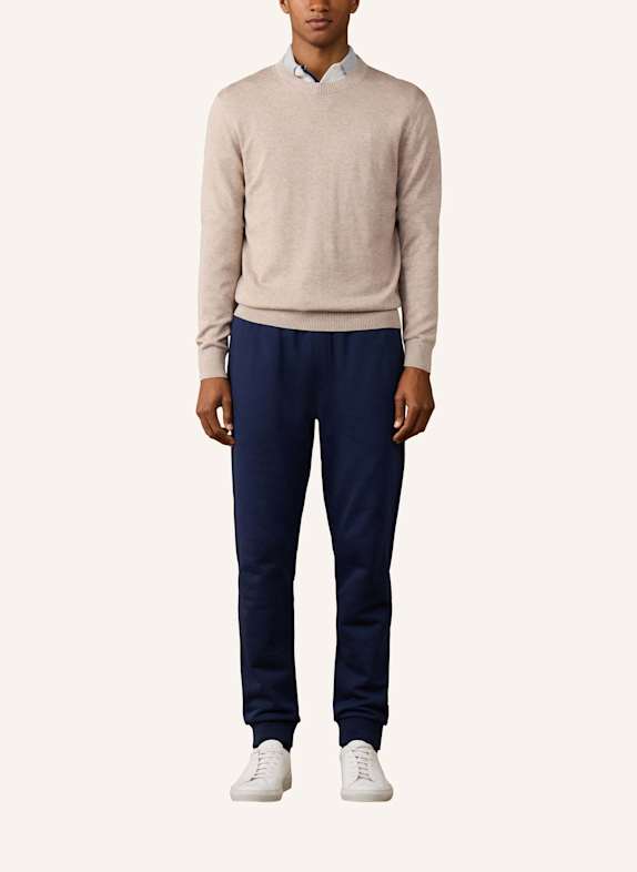 HACKETT LONDON Pullover ESS COTTON CREW BEIGE