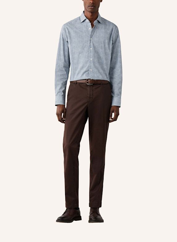 HACKETT LONDON Freizeithemd FLORAL DITSY PRINT BLAU