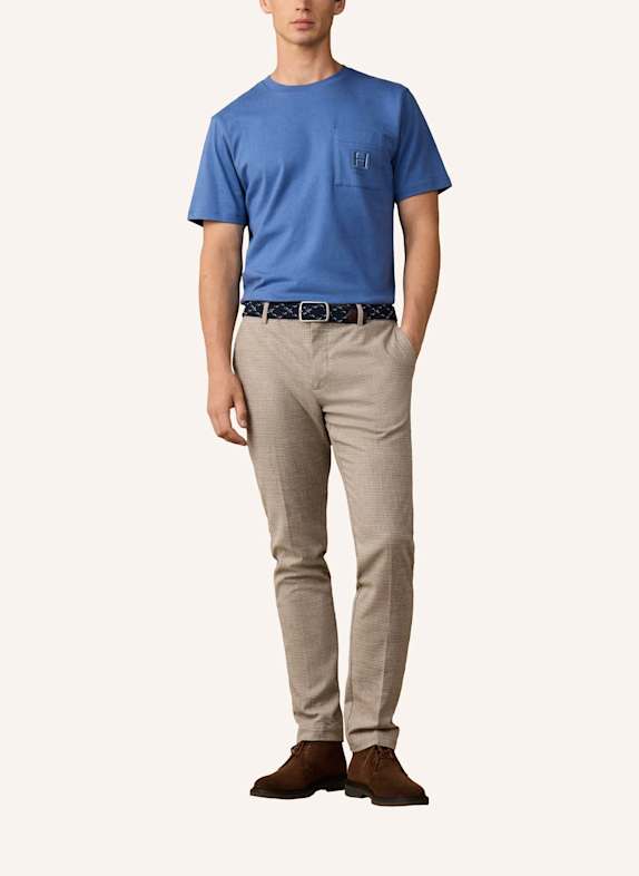 HACKETT LONDON T-Shirt HERITAGE H POCKET TEE BLAU