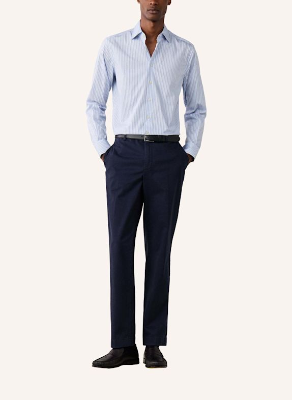 HACKETT LONDON Freizeithemd TRIO STRIPE HELLBLAU