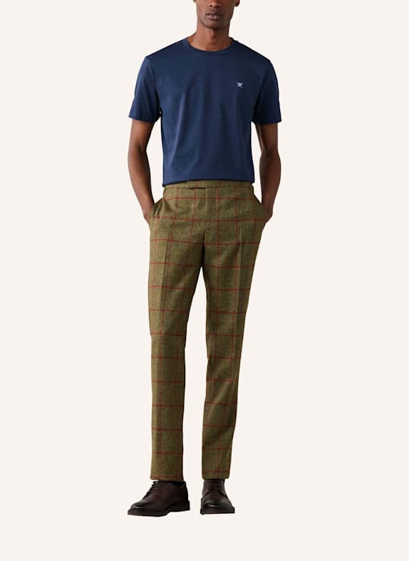 HACKETT LONDON T-Shirt SS LOGO TEE DUNKELBLAU