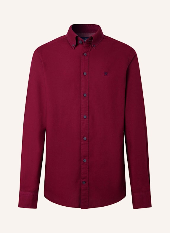 HACKETT LONDON Freizeithemd ESS GMT DYED OXFORD ROT
