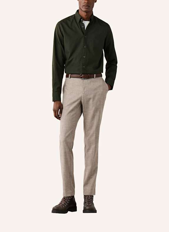 HACKETT LONDON Freizeithemd ESS GMT DYED OXFORD GRÜN