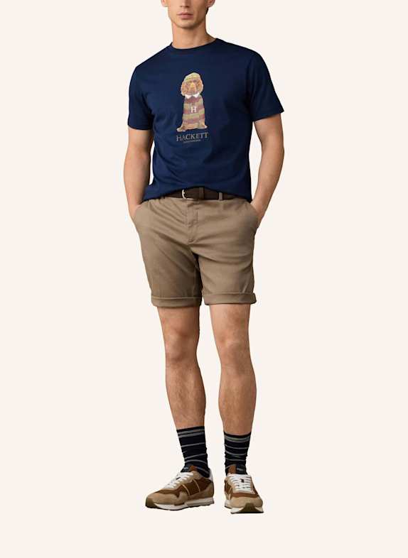HACKETT LONDON T-Shirt HERITAGE HARRY TEE BLAU