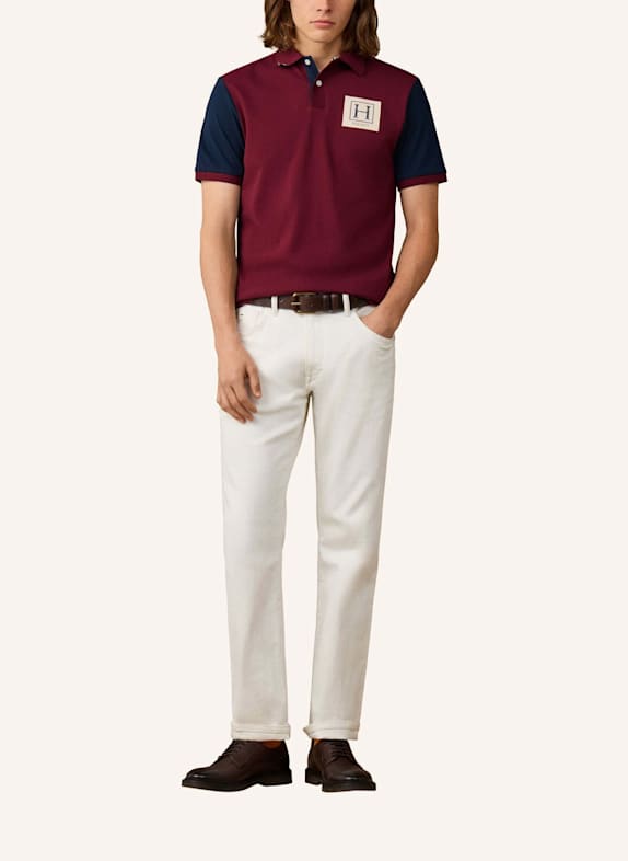 HACKETT LONDON Poloshirt HERITAGE UJK MULTI ROT
