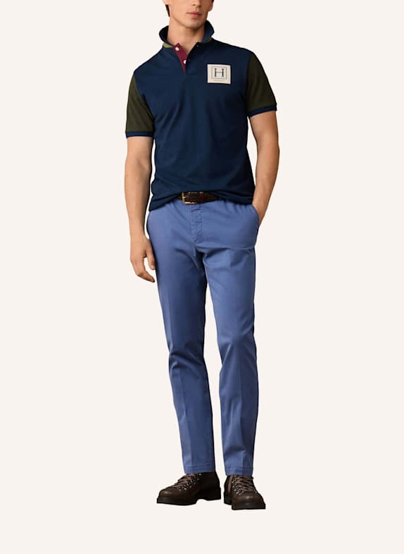 HACKETT LONDON Poloshirt HERITAGE UJK MULTI BLAU