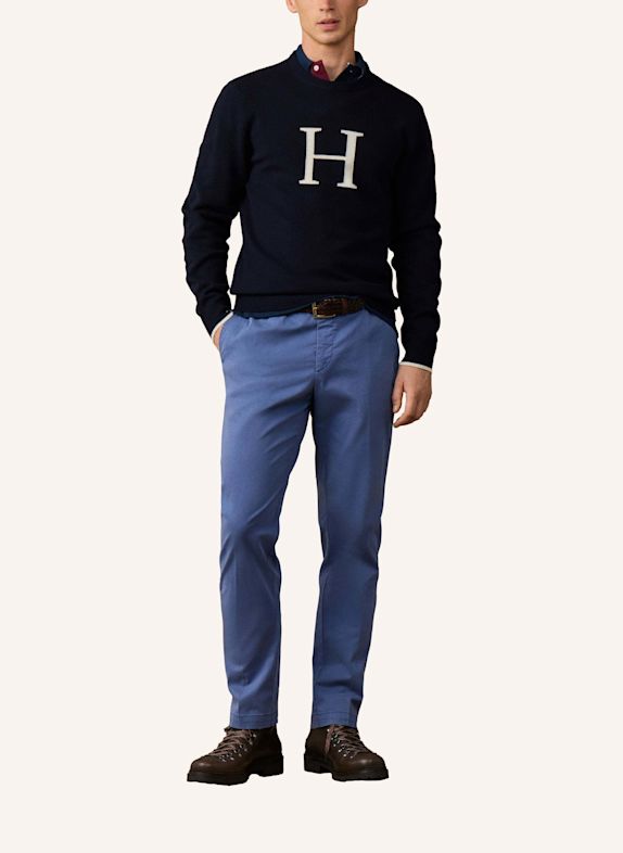 HACKETT LONDON Pullover HERITAGE ICON KT CREW BLAU