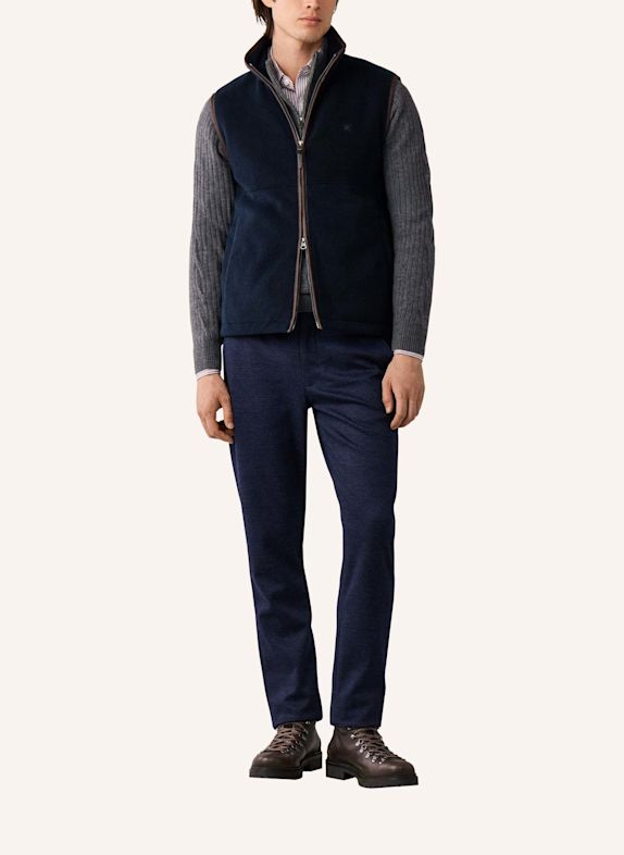 HACKETT LONDON Sweatshirt POLAR FLEECE GILET BLAU
